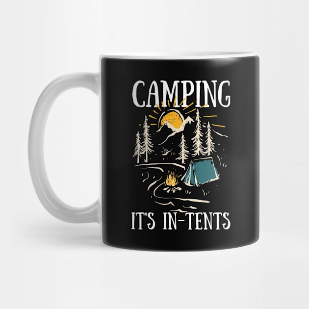 Camper - Camping Its In Tents by Kudostees